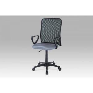 Kancelářská židle, látka MESH šedá / černá, plyn.píst KA-B047 GREY Autronic