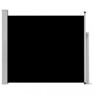Zatahovací boční markýza 100x300 cm Dekorhome Černá
