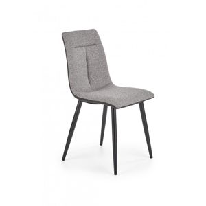 Jídelní židle K374 šedá / černá Halmar