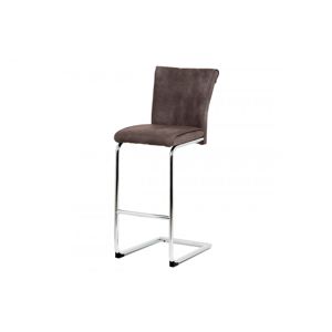 Barová židle BAC-192 ekokůže / kov Autronic Hnědá