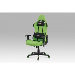 Kancelářská židle KA-F05 látka / plast Autronic Zelená