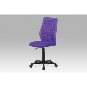 Kancelářská židle MESH KA-V101 látka / ekokůže / plast AUTRONIC Fialová