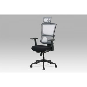 Kancelářská židle KA-M04 WT černá / bílá Autronic