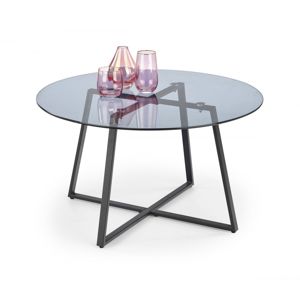 Konferenční stolek ZELDA sklo / černá Halmar
