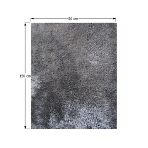 Shaggy koberec KAVALA šedý Tempo Kondela 80x150 cm
