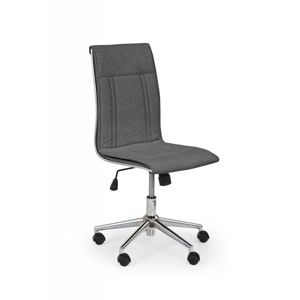 Kancelářská židle PORTO 3 látka tmavě šedá Halmar