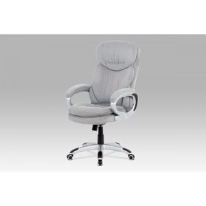 Kancelářská židle KA-G198 látka / plast AUTRONIC Světle šedá