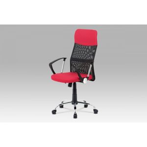 Kancelářská židle KA-V204 látka / chrom Autronic Červená