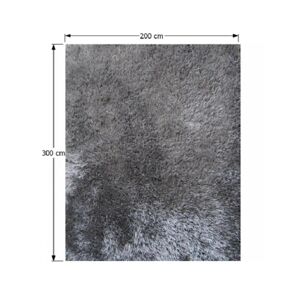 Shaggy koberec KAVALA šedý Tempo Kondela 200x300 cm