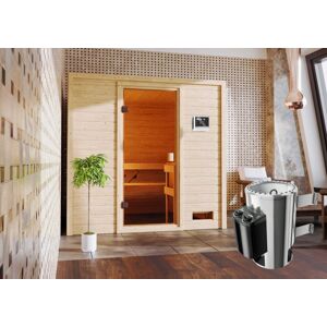 Interiérová finská sauna s kamny 3,6 kWc Dekorhome