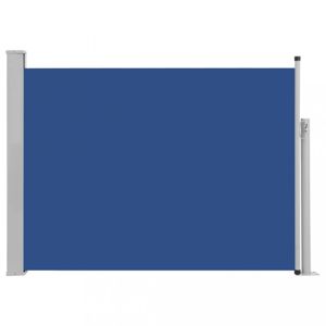 Zatahovací boční markýza 120x500 cm Dekorhome Modrá