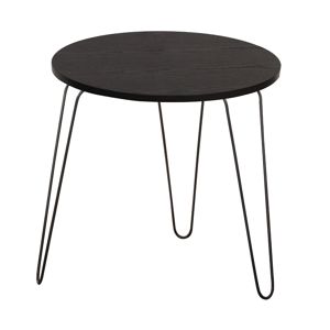 Příruční stolek RONIN černý dub / černá Tempo Kondela