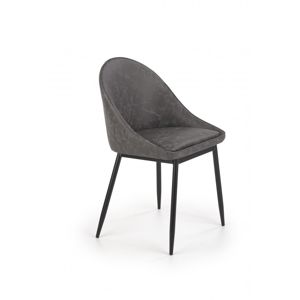 Jídelní židle K406 eko kůže / černá Halmar