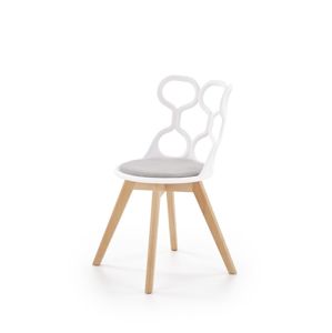 Jídelní židle K308 Halmar Bílá / šedá