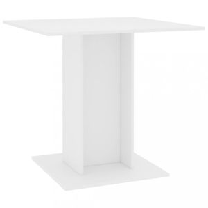 Jídelní stůl 80x80 cm Dekorhome Bílá