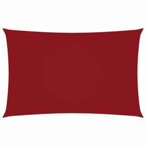 Stínící plachta obdélníková 5 x 8 m oxfordská látka Dekorhome Červená