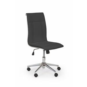 Kancelářská židle PORTO eko kůže černá Halmar