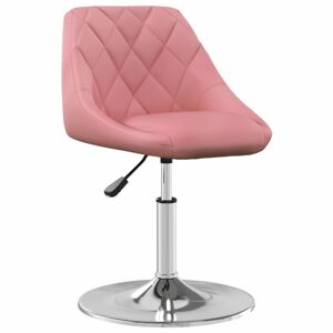 Barová židle samet / chrom Dekorhome Růžová