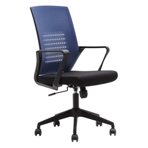 Kancelářská židle DIXOR modrá / černá Tempo Kondela