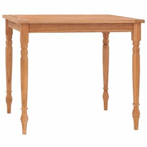 Jídelní stůl teakové dřevo Dekorhome 85x85x75 cm