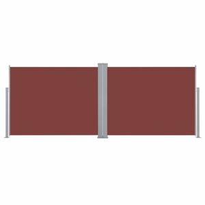 Zatahovací boční markýza 140x600 cm Dekorhome Hnědá