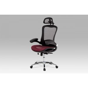 Kancelářská židle KA-A185 látka / kov Autronic Červená