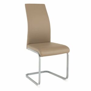 Jídelní židle NOBATA ekokůže / kov Tempo Kondela Cappuccino