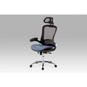 Kancelářská židle KA-A185 látka / kov Autronic Modrá