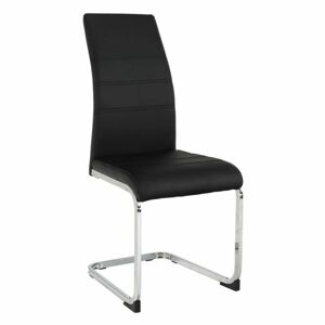 Jídelní židle VATENA kov / ekokůže Tempo Kondela Černá
