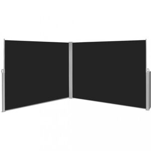 Zatahovací boční markýza 180x600 cm Dekorhome Černá