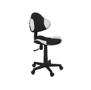 Studentská kancelářská židle Q-G2 Signal Černá / bílá
