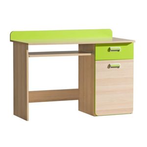 Počítačový stůl EGO L10 jasan / zelená
