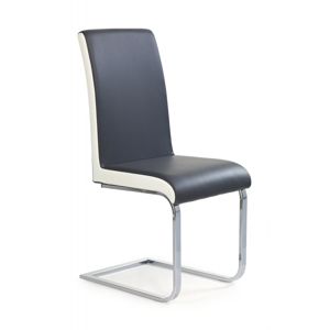 Jídelní židle K103 šedá / bílá Halmar