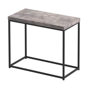 Odkládací stolek TENDER černá / beton Tempo Kondela