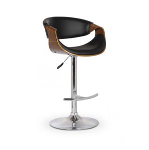 Barová židle H-100 ořech / černá Halmar
