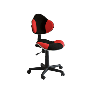 Studentská kancelářská židle Q-G2 Signal Černá / červená