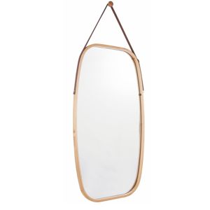 Závěsné zrcadlo LEMI 3 bambus Tempo Kondela