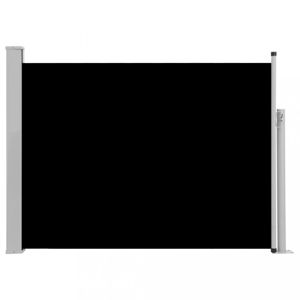 Zatahovací boční markýza 120x500 cm Dekorhome Černá
