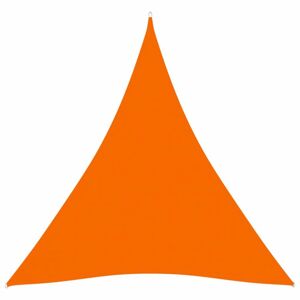 Stínící plachta trojúhelníková 4x4x4 m oxfordská látka Dekorhome Oranžová