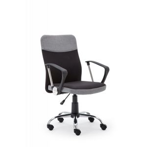 Kancelářská židle TOPIC šedá / černá Halmar