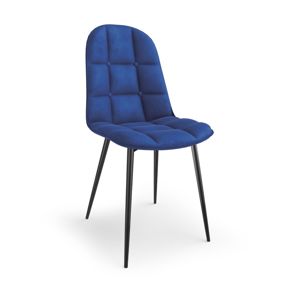 Jídelní židle K417 samet / černá Halmar