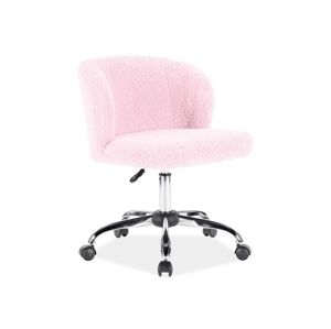 Kancelářská židle DOLLY Signal Světle růžová