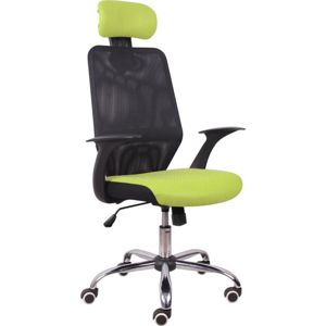 Kancelářská židle, černá/zelená, REYES 0000017619 Tempo Kondela