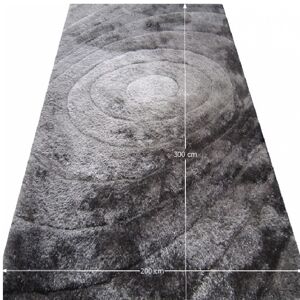 Shaggy koberec VANJA šedý vzor Tempo Kondela 200x300 cm