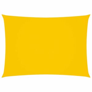 Stínící plachta obdélníková oxfordská látka 4 x 6 m Dekorhome Žlutá