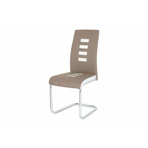 Jídelní židle DCL-961 eko kůže / chrom Autronic Cappuccino