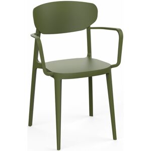 Jídelní židle MARE ARMCHAIR Rojaplast Zelená