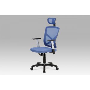 Kancelářská židle KA-H104 látka / plast Autronic Modrá