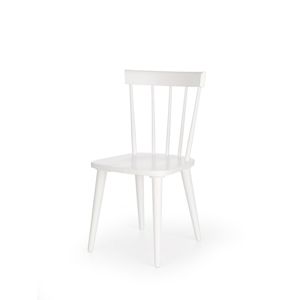 Dřevěná jídelní židle BARKLEY bílá Halmar