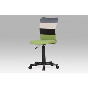 Kancelářská židle KA-N837 látka / plast Autronic Zelená